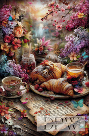 Vintage Breakfast Time by ellufija with 380 colors