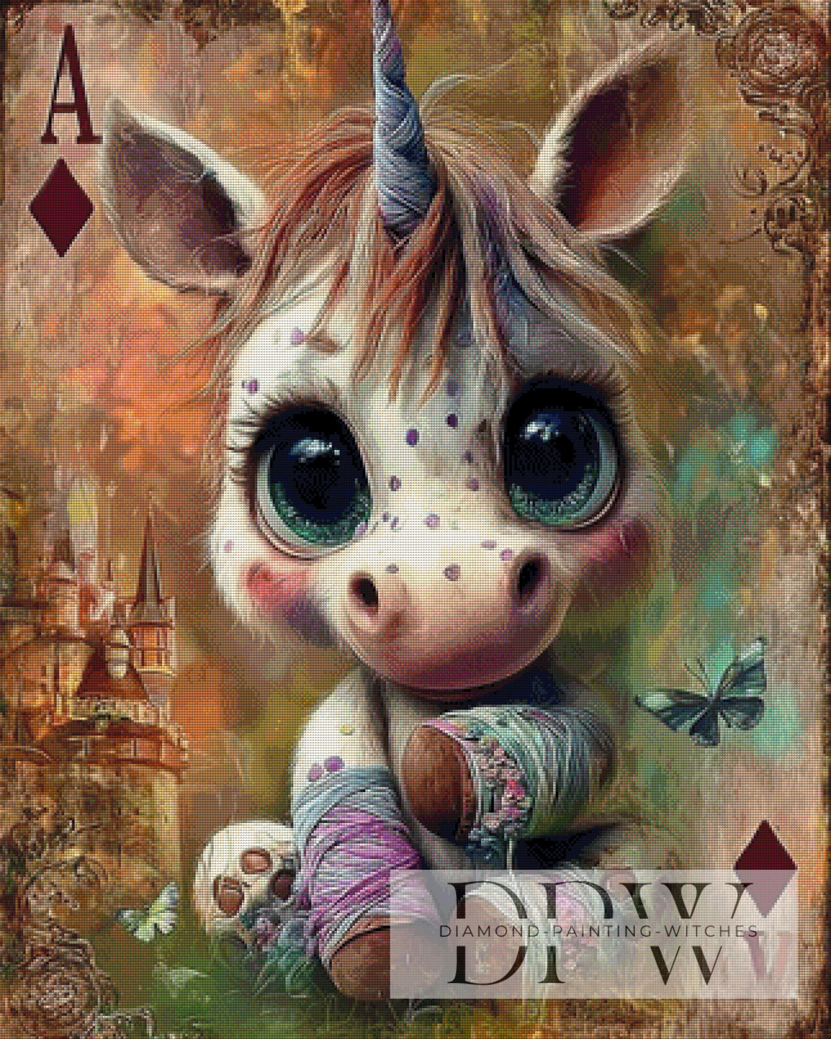 Playing card Squirrel by Elly_A.I. with 240 colors