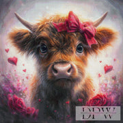 Annabelle the Cow by ellufija with 210 colors