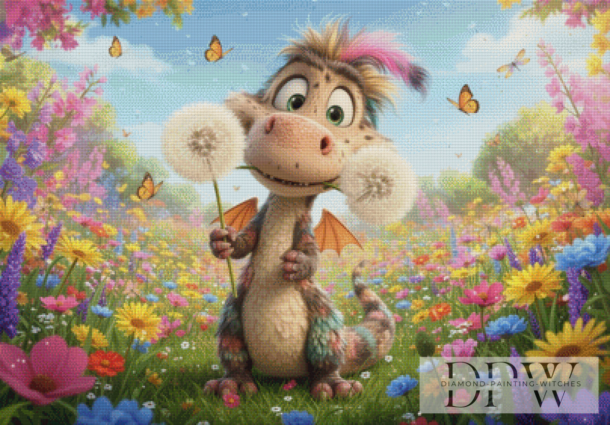 『Olli futtert Pusteblumen』 Pixxel Pics作、310色使用