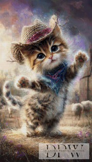 Cowboy Cat by ellufija with 180 colors