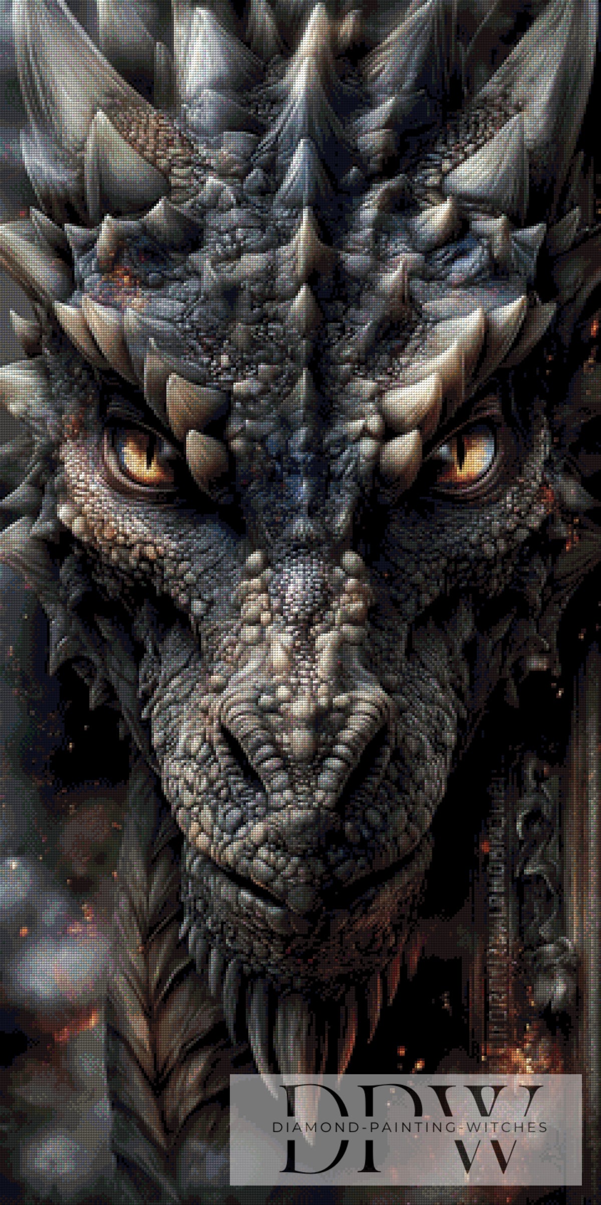 The Black Dragon by Elly_A.I. with 115 colors