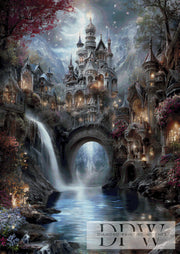 The Elven Fortress by Elly_A.I. with 195 colors