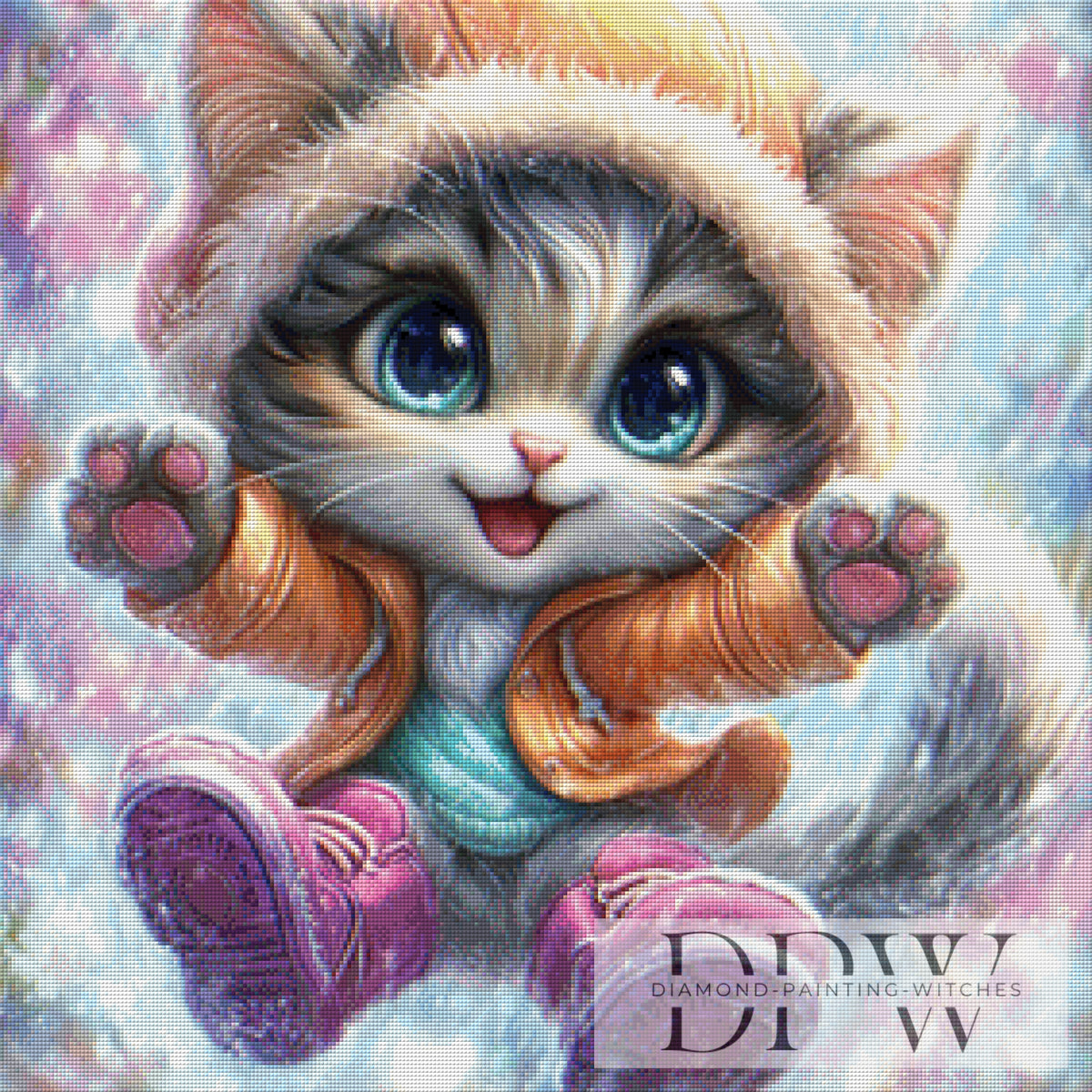 Happiness in the Snow by Sweet_Loco_AI with 230 colors