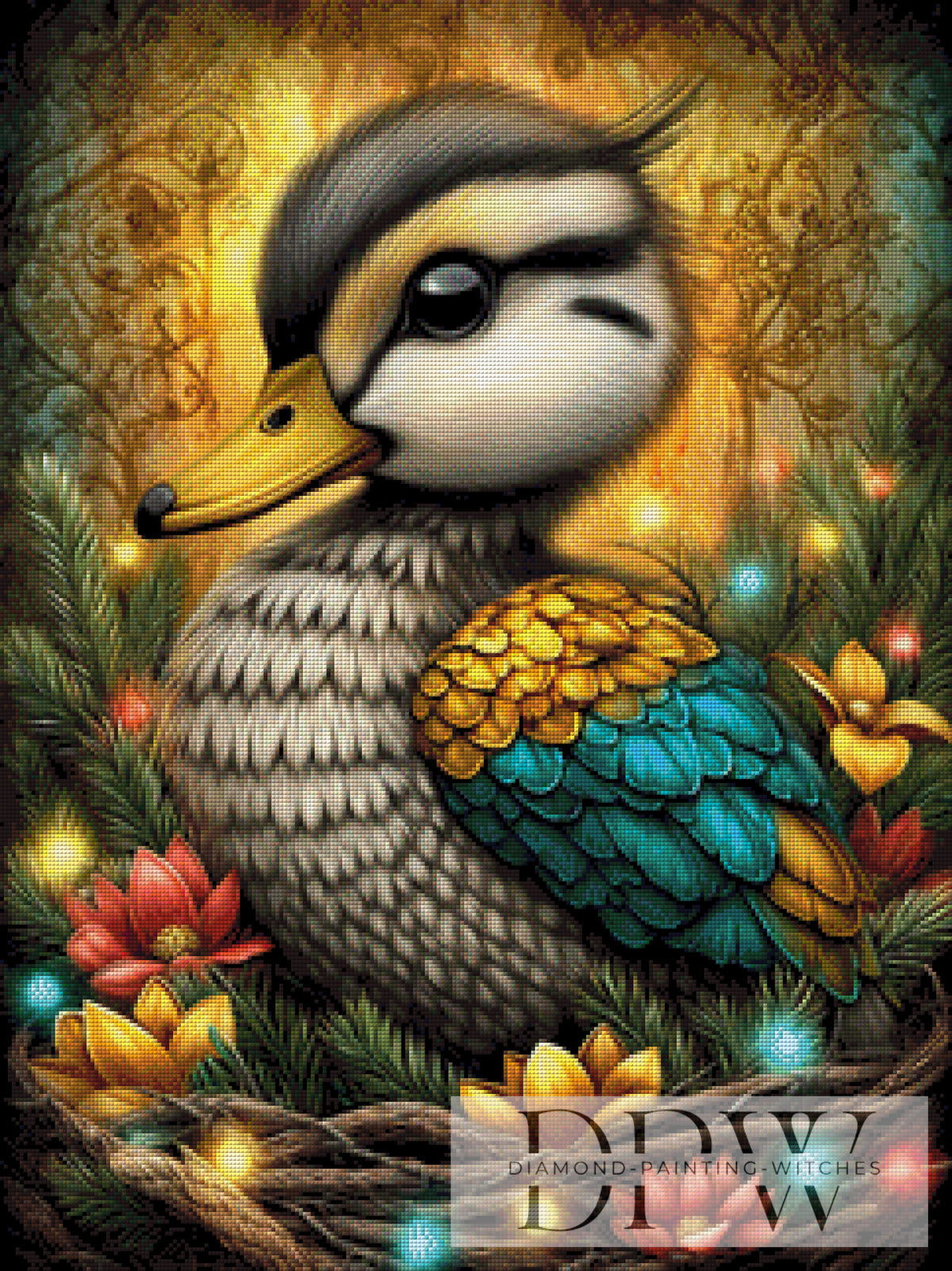 Lucky Duck by Sweet_Loco_AI 60x80 222 colors