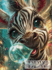 Lustiges Zebra by Sweet_Loco_AI mit 210 Farben