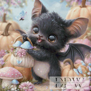 Fledermaus beim Pilze sammeln by Lisa Morgan mit 160 Farben