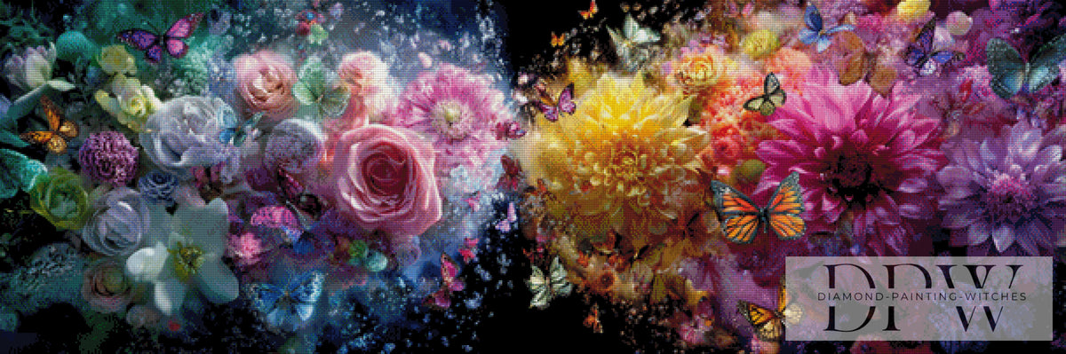 Flowerbomb by theA.art 150x50 410 Farben