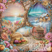 Magisches Tor zu all den Jahreszeiten by Lisa Morgan mit 340 Farben