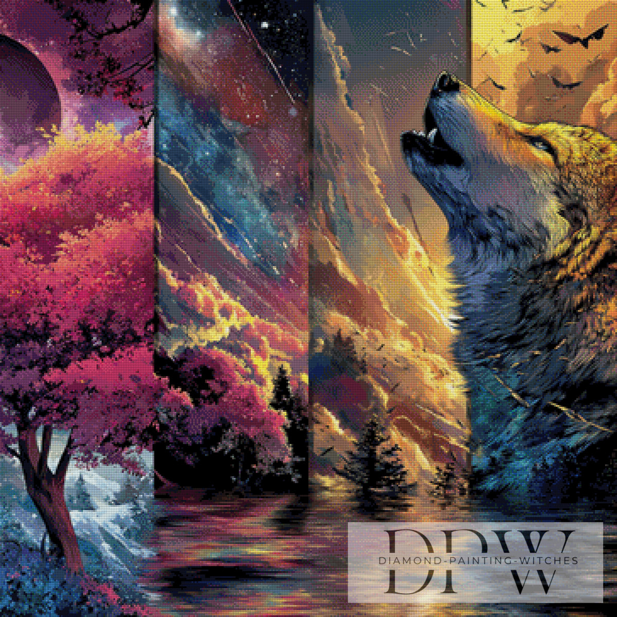 Zwischenwelten des Wolfes by Lisa Morgan with 260 colors