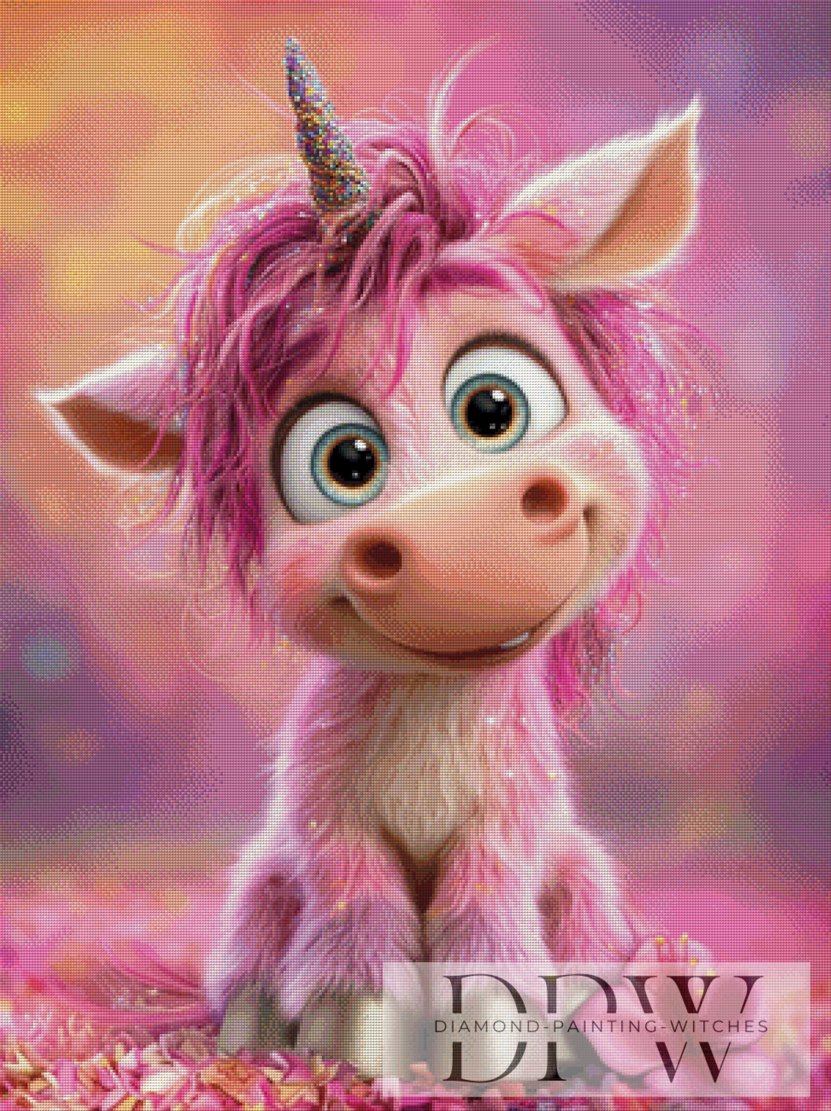 Pink Lucky Horn by QN with 230 colors