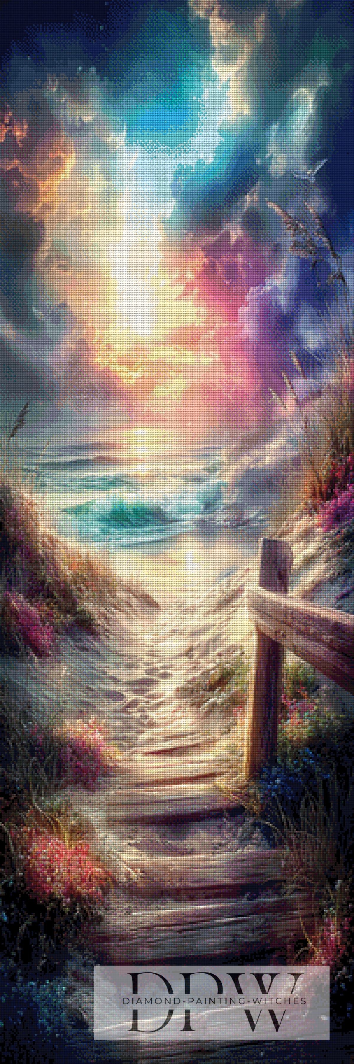 The Way to the Horizon III by ellufija with 270 colors DWP-4576