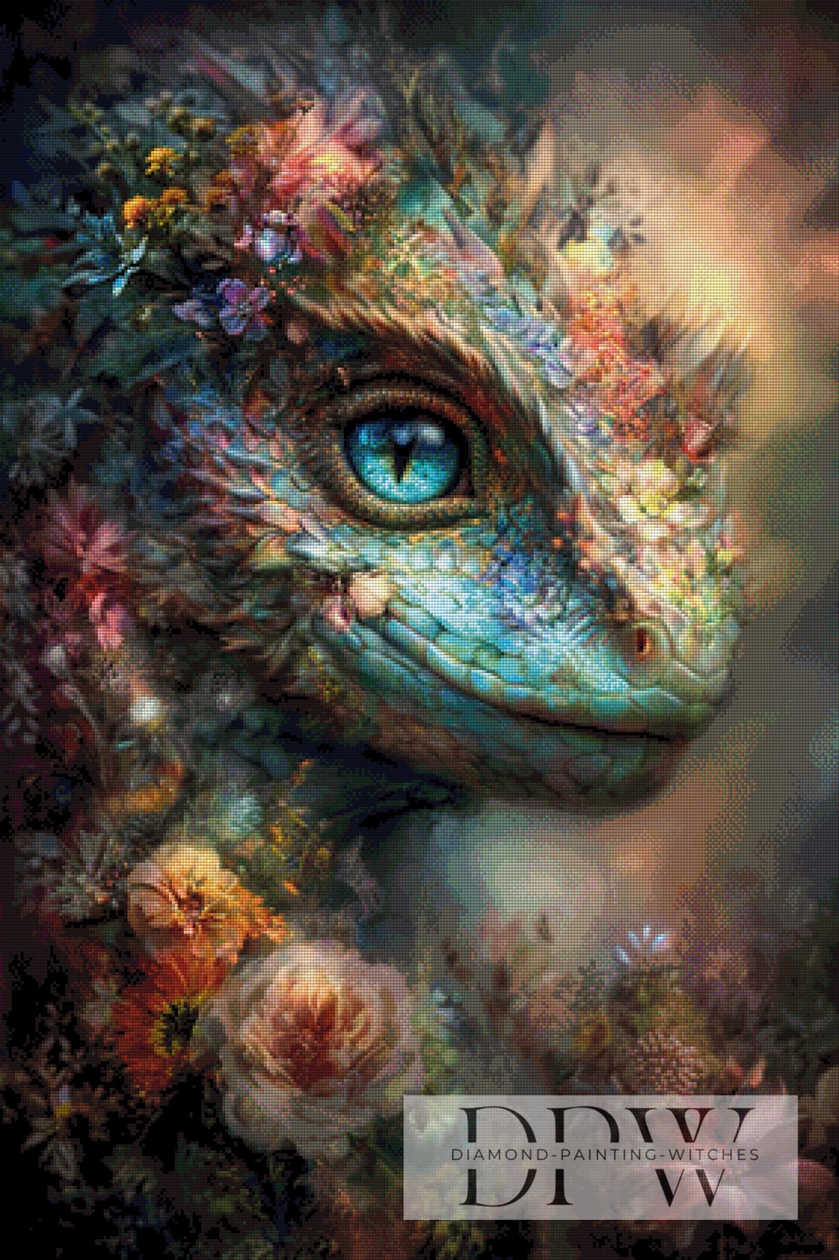 The Flowery Lizard Fred by Catill with 290 colors