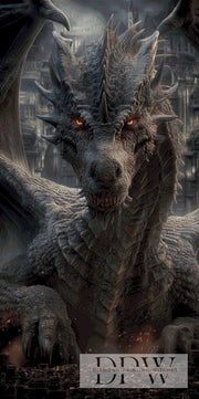 Elly_A.I作「Black Dragon」、80色。