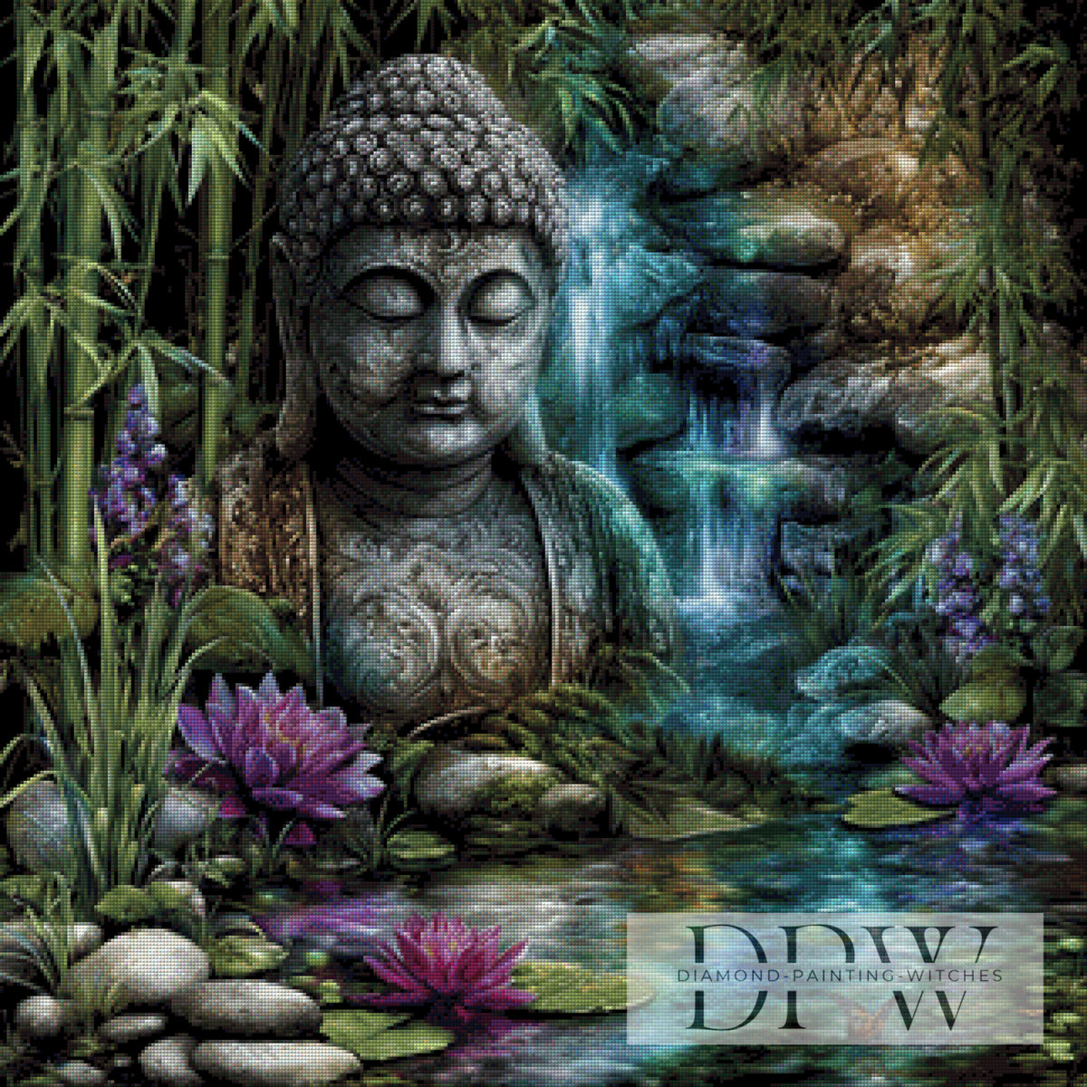 Lotus Buddha by Sweet_Loco_AI mit 190 Farben