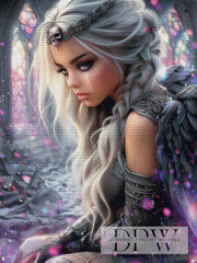 Crying Angel by Elly_A.I with 210 colors