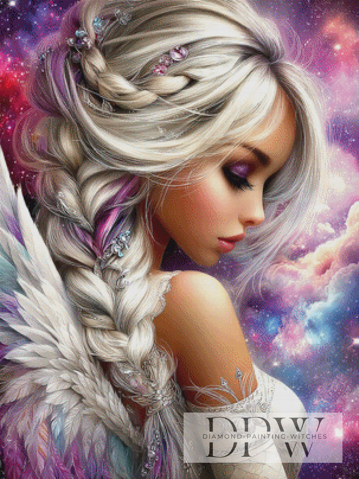 Dreaming Angel by Elly_A.I with 260 colors