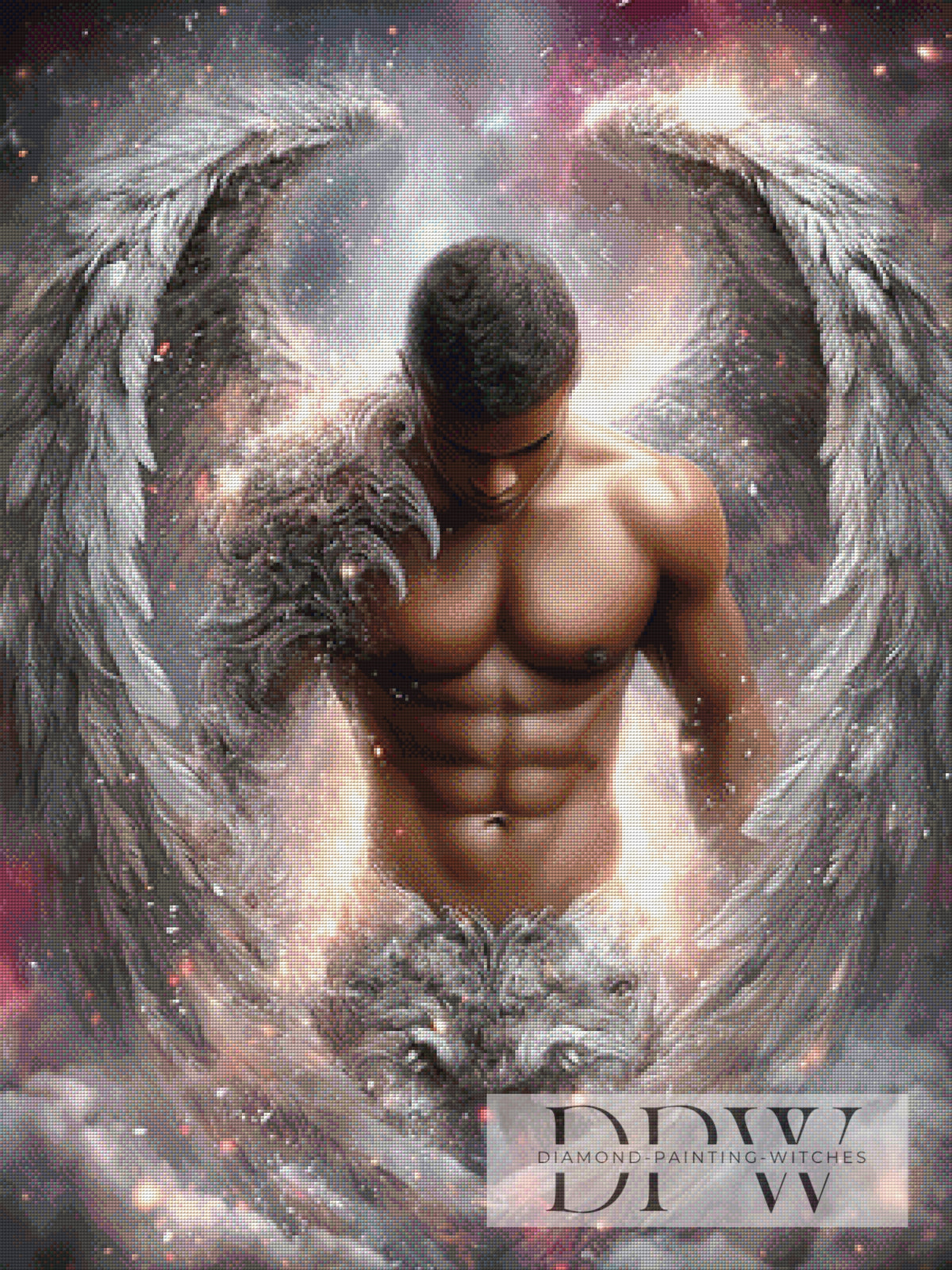 Grey Angel by Elly_A.I with 120 colors