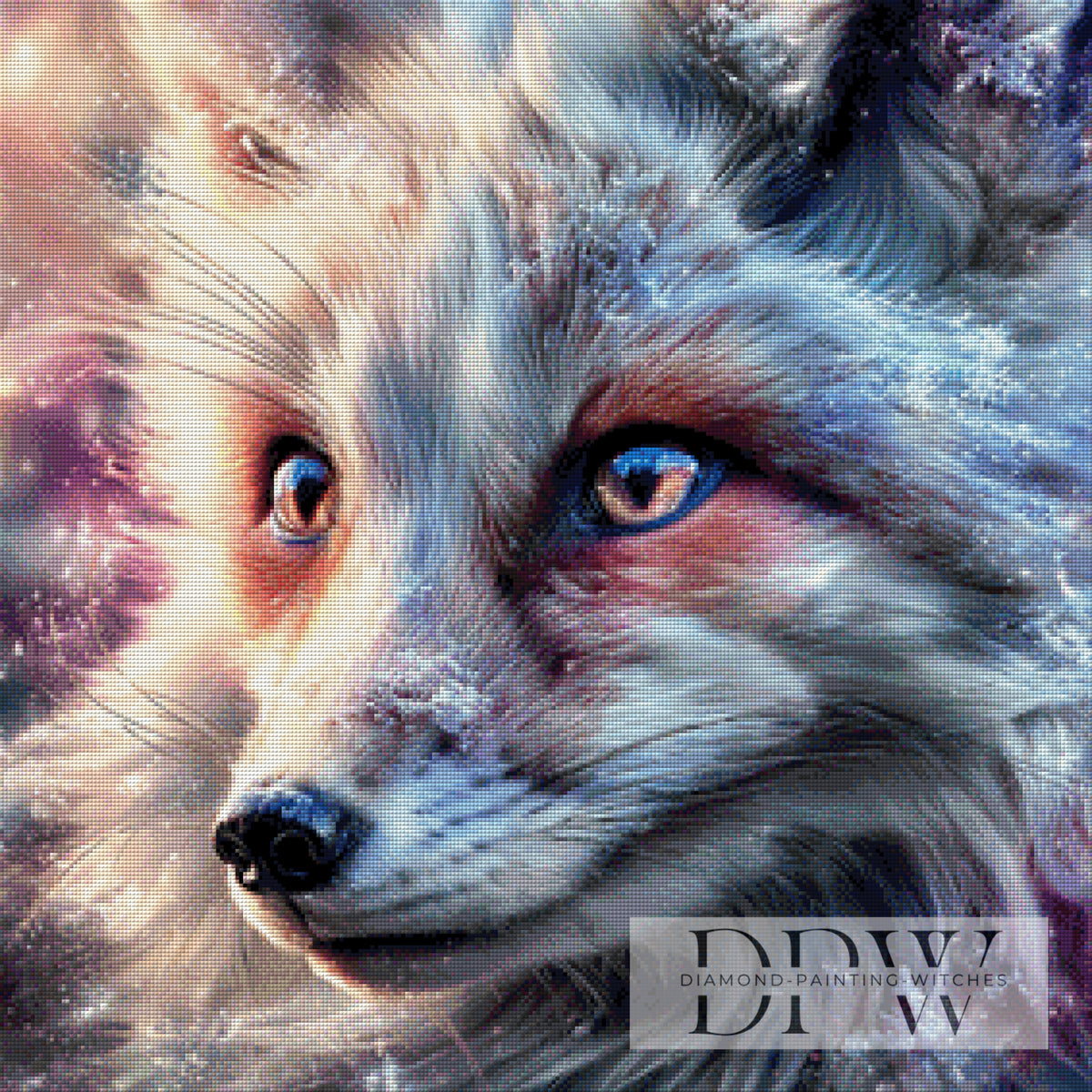 Arctic Fox II by ellufija with 180 colors DWP-4642