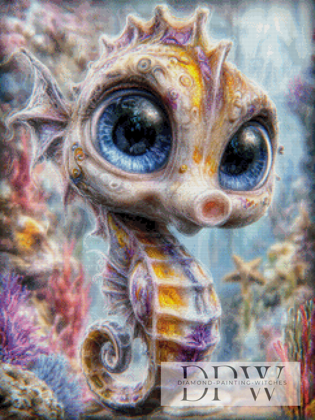 Selina Seahorse by CreatiVart with 270 colors