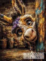 The Funny Donkey by CreatiVart with 200 colors
