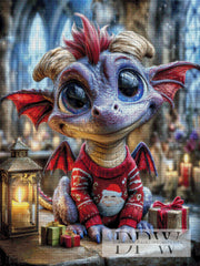 The Christmas Dragon by Casalla Vendetta, with 320 colors