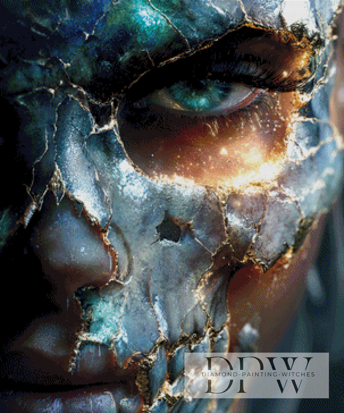 Eye of the Unveiled by theA.art with 230 colors