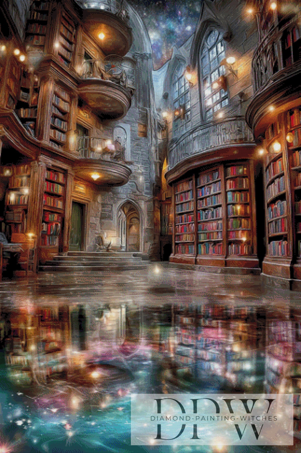 The Magic Library by Elly_A.I with 290 colors