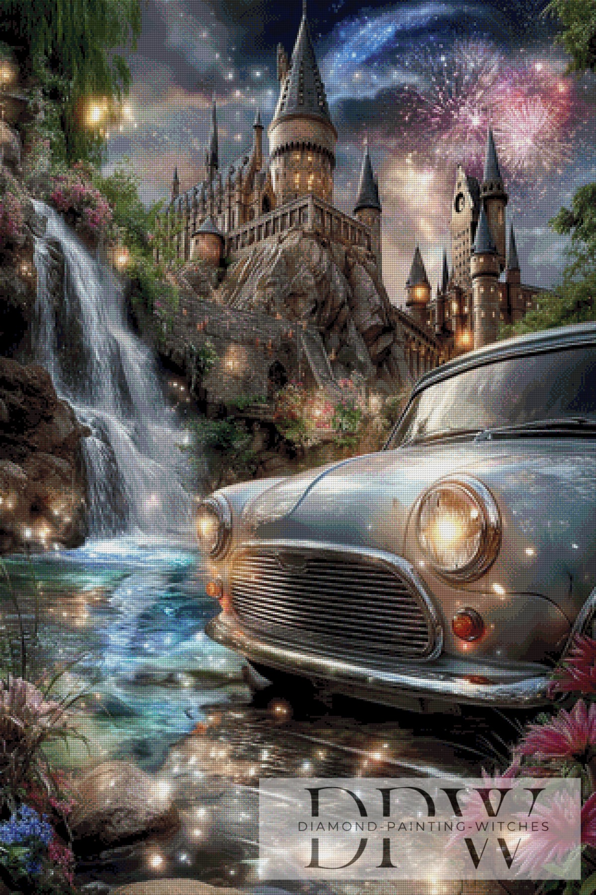 The Magician's Castle by Elly_A.I with 250 colors