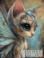 Die geflügelte Katze by Elly_A.I mit 165 Farben