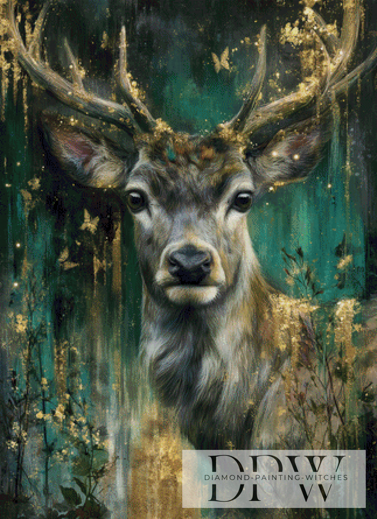 Hirsch by Elly_A.I mit 140 Farben