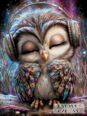 Chill little owl by Elly_A.I with 260 colors