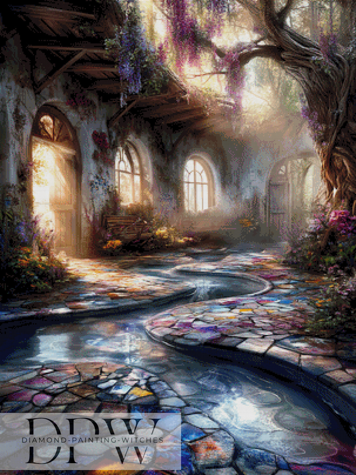 Mosaic grove by ellufija with 260 colors
