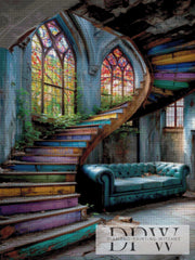 Lost colorful stairs by QN with 290 colors