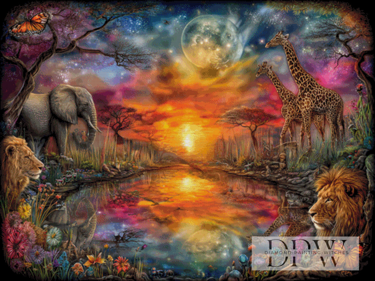 Peace in the Jungle by CreatiVart 300 Colors