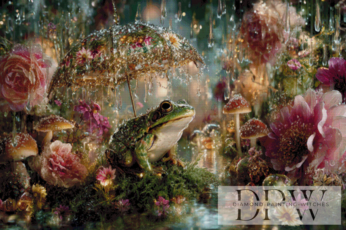 Frog in the Rain by Pixxel Pics mit 250 Farben