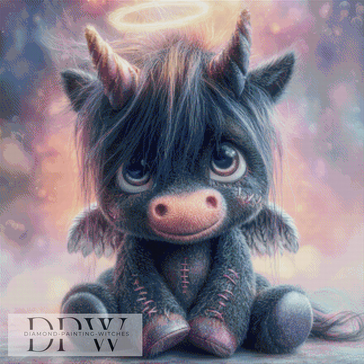 Angel Devil Unicorn by ellufija with 100 colors