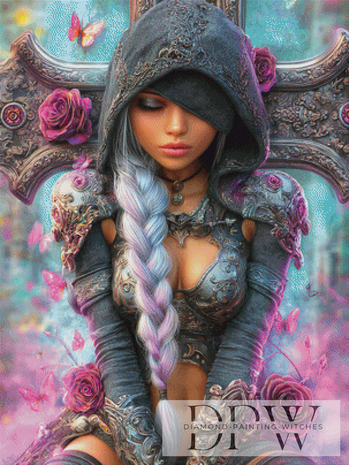 Rose Warrior by Elly_A.I. with 280 colors