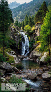 Wasserfall by QN mit 195 Farben