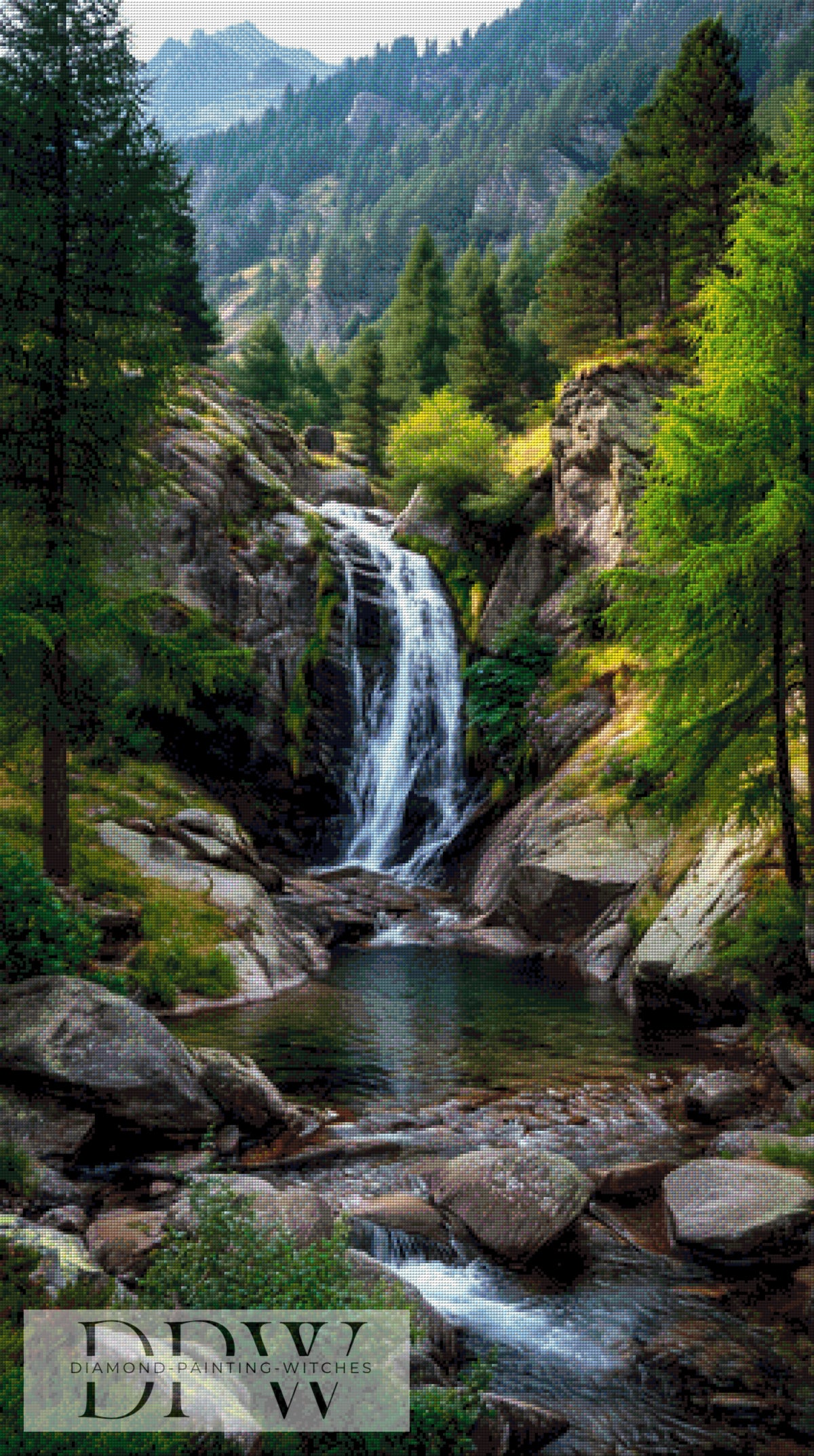 Wasserfall by QN mit 195 Farben