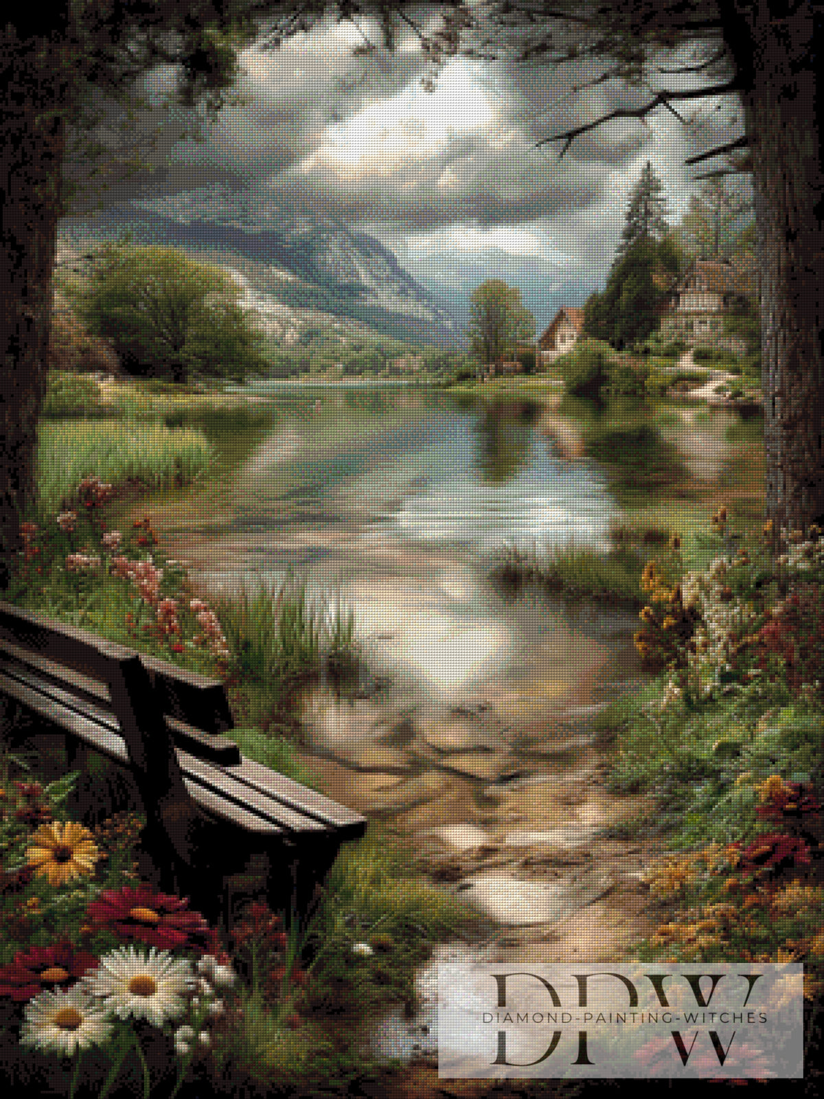 The Quiet Water by CleoDora with 160 colors