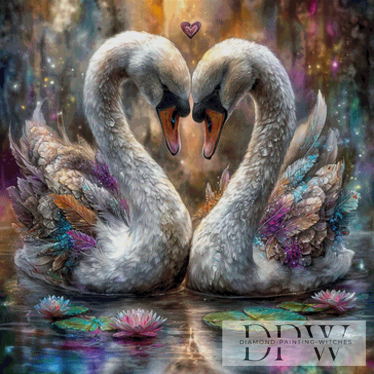 Valentine Swans by Casalla Vendetta mit 290 Farben