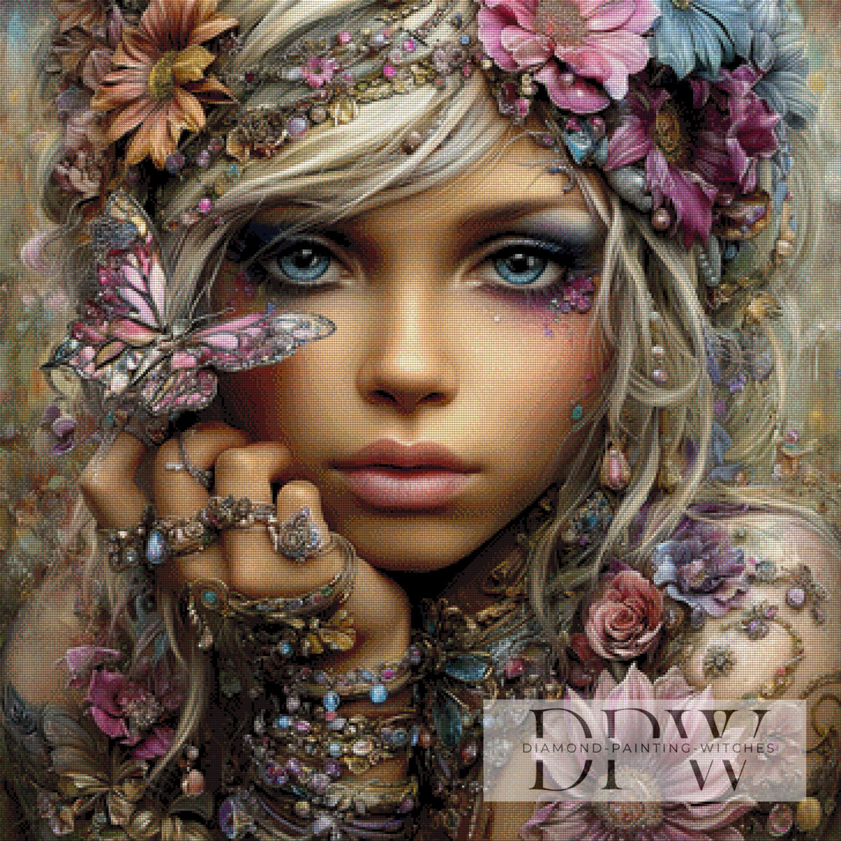 Lady of Diamonds by CleoDora with 240 colors