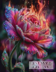 Flammenrose by CleoDora mit 310 Farben