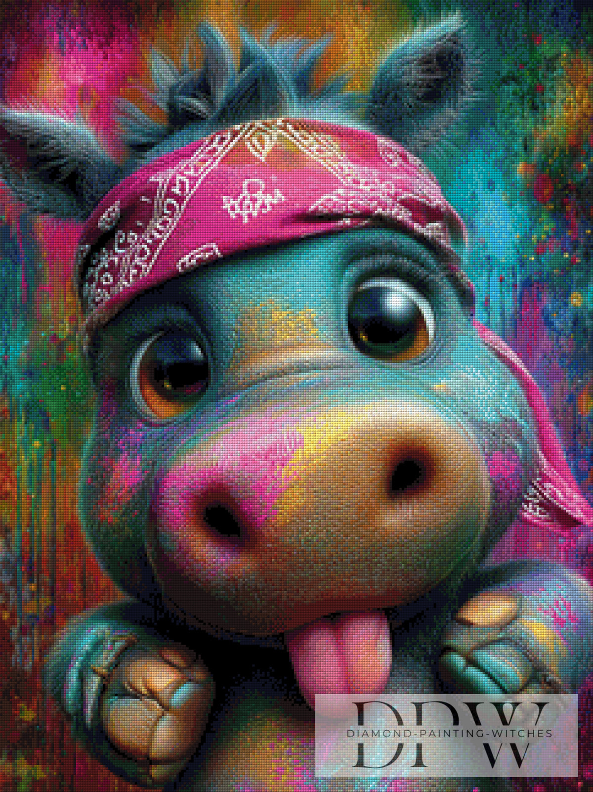 Hippo Loco by Elly_A.I. with 290 colors