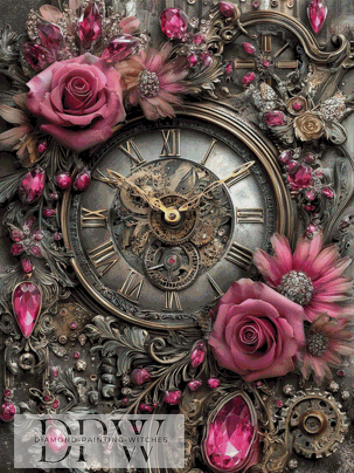 Clockwork Rose by CleoDora with 180 colors