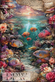 Vintage Underwater World by ellufija with 360 colors