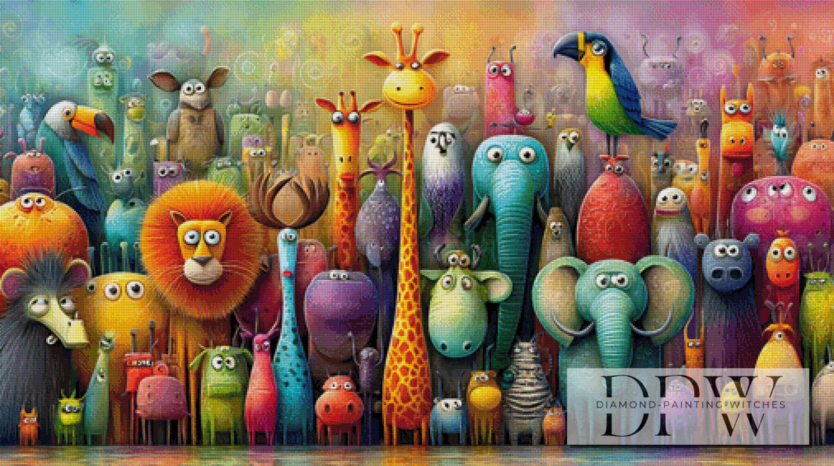 Jungle Gang by Pixxel Pics with 400 colors