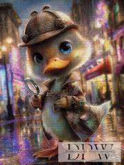 Sherduck Investigates by Maggie with 300 colors