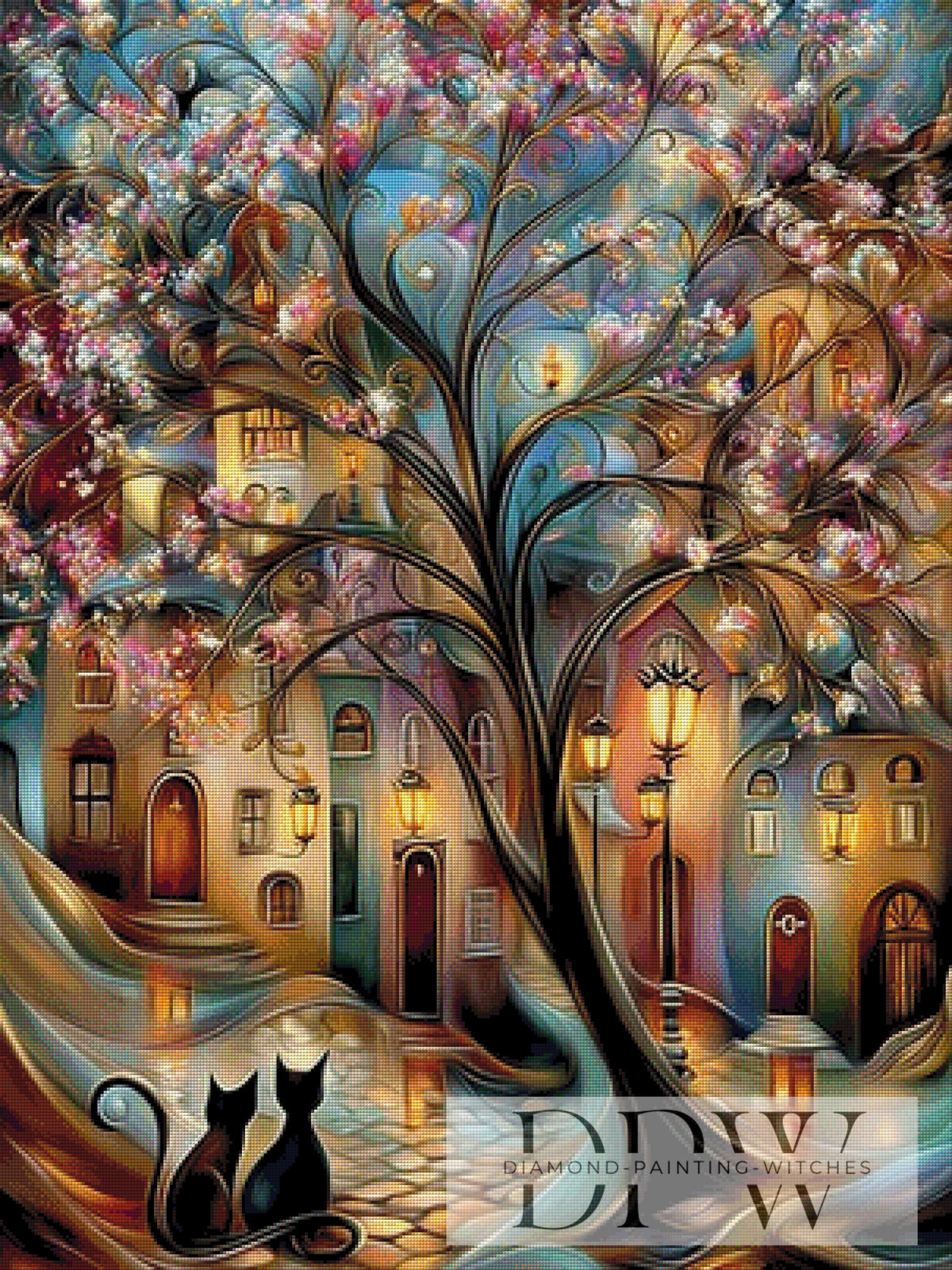 In the Light of the Silent Cats by Maggie with 310 colors